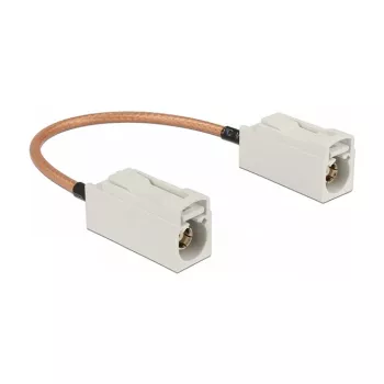 Coaxial Cable DeLOCK 89674 0.15 m FAKRA B Brown White