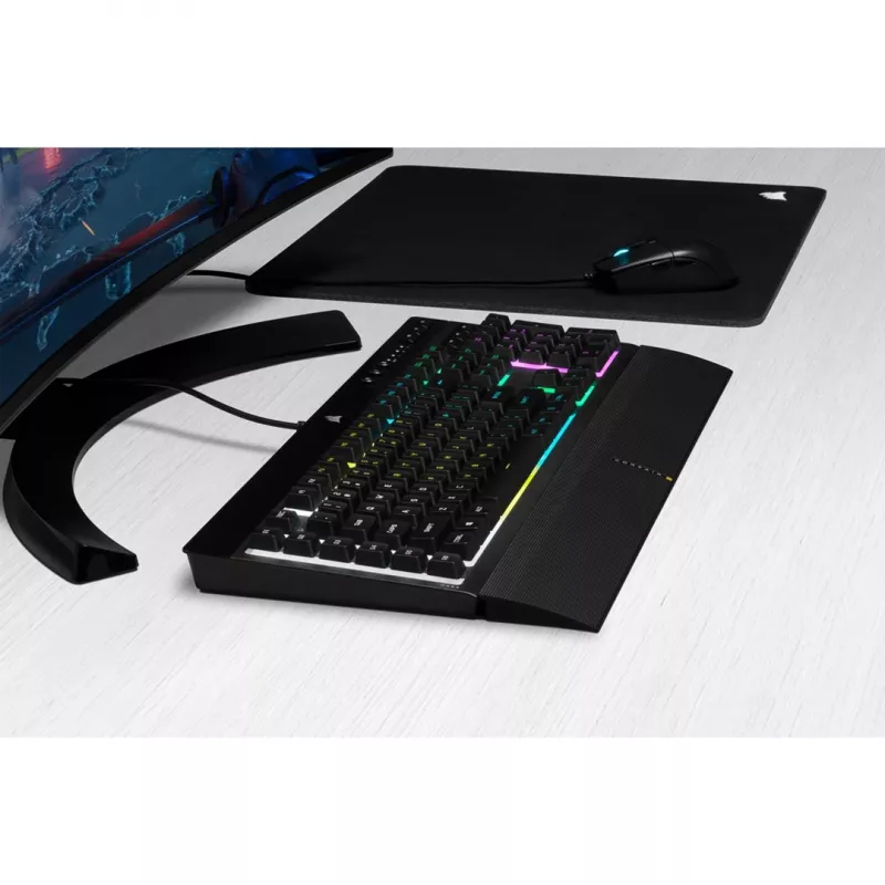 Corsair K55 RGB PRO keyboard Gaming USB QWERTZ German Black