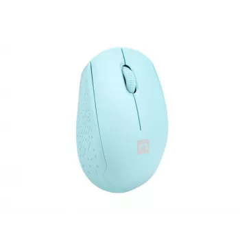 Wireless ambidextrous mouse NATEC STORK — Bluetooth + USB Type-A, 1600 DPI, 3 buttons, light blue