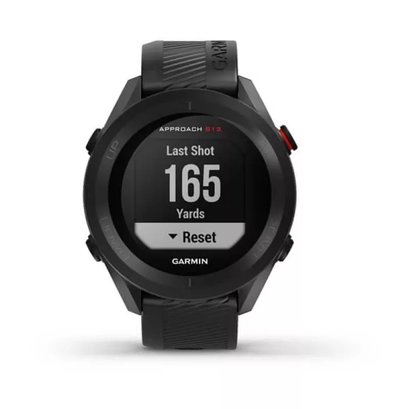 GPS golf watch GARMIN Approach S12 Black, 43 mm case, silicone band, 30 h GPS battery