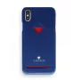 Card Slot Back Shell VixFox for iPhone XSMAX, navy blue, back cover with integrated card pocket