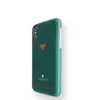 Phone back shell VixFox for Samsung S9 — card slot, forest green
