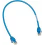 Ethernet patch cable Hager ZZ45WAN100, RJ‑45 to RJ‑45, blue, 1 m