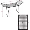 AMALFI foldable laundry drying rack, black