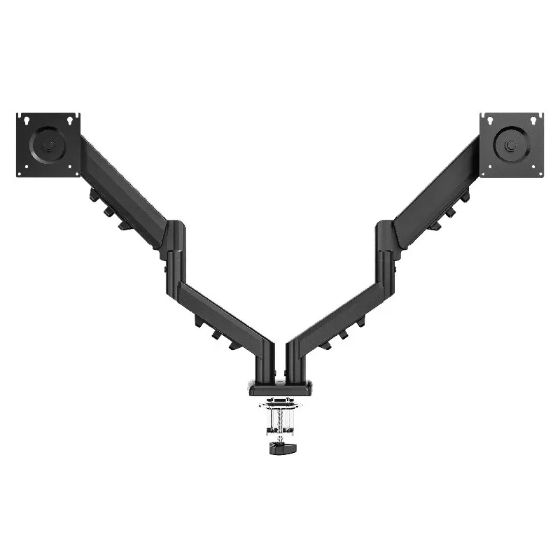 Desk dual-arm monitor mount TRACER TRAUCH47660 — adjustable metal arms, max 18 kg, VESA up to 100×100, for 13 inch–32 inch screens
