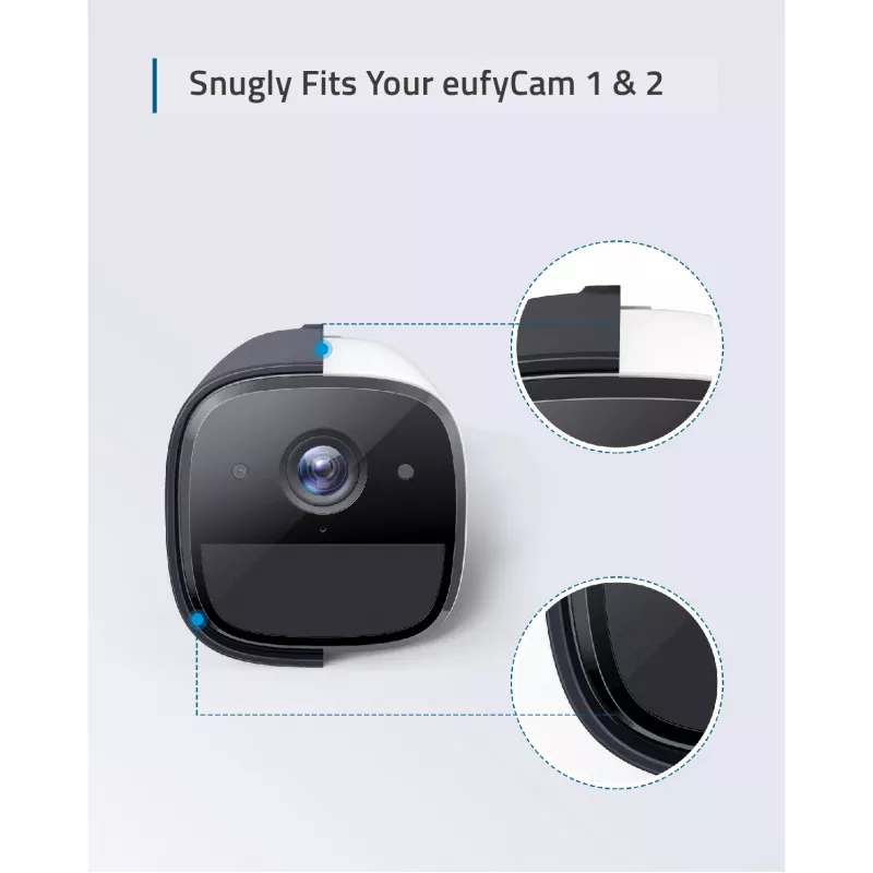 Cover Eufy T8711111 Outdoor Black 2 pcs