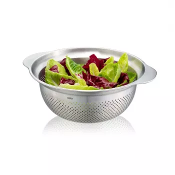 GEFU kitchen strainer PREMIO G-28132, 27 cm stainless steel mesh, handheld