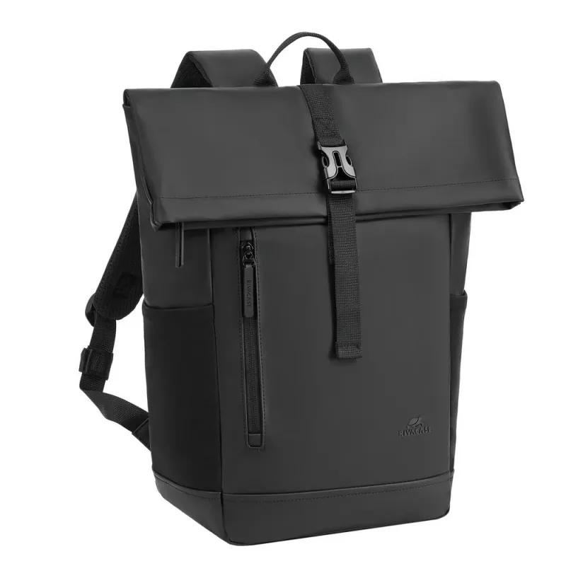Backpack Rivacase 7826 Eden 14 ECO black roll-top for 14-inch laptops