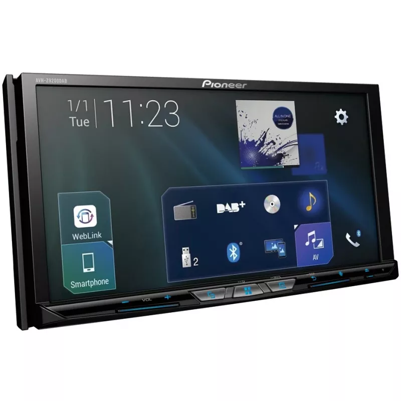 AVH-Z9200DAB, black, 2 DIN, 50 W, 4.0 channels, 50 W, CD, CD-R, CD-RW, DVD, DVD-