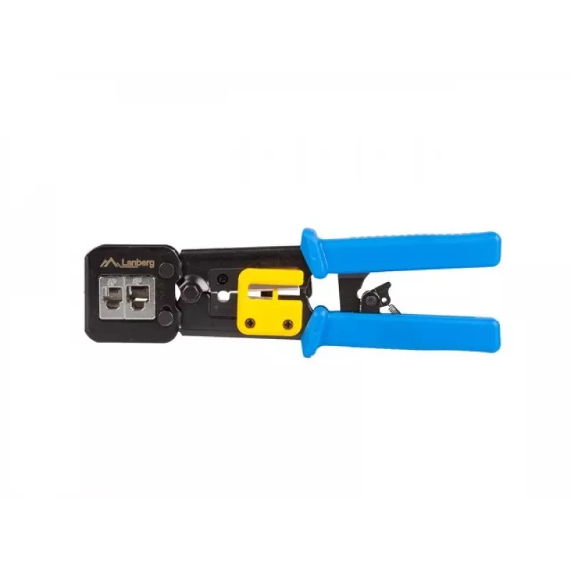 Crimping tool LANBERG NT-0204 for RJ-45 connectors, black/blue, 272×110.5×30 mm, 140 g