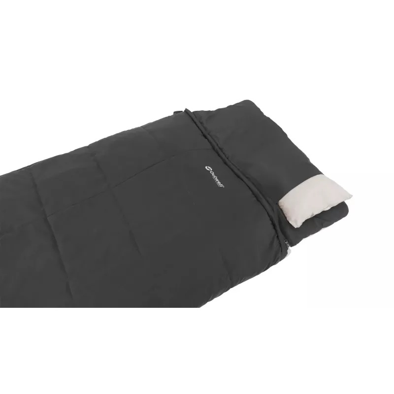 Sleeping bag Outwell Contour Prime Adult rectangular 850×2200 mm polyester Dark Grey