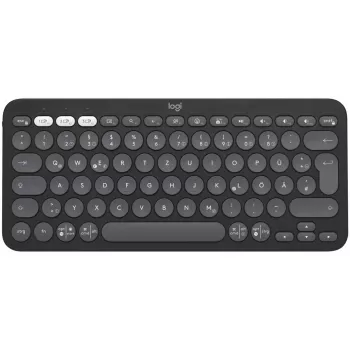 Logitech Pebble Keys 2 K380s - Keyboard - Wireless - Bluetooth LE - QWERTZ - German - Tonal Graphite (920-011795)