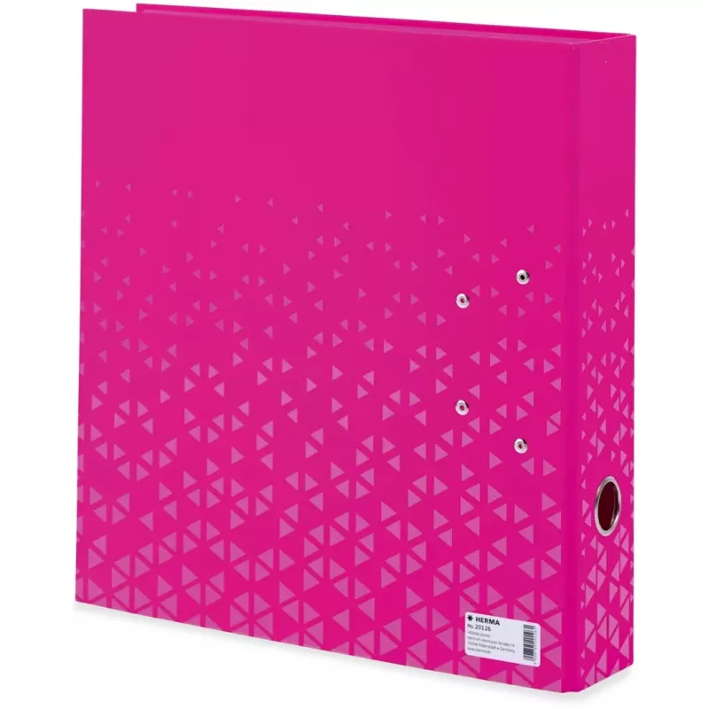 HERMA Color ring binder A4 Pink D-ring Cardboard 1 pc