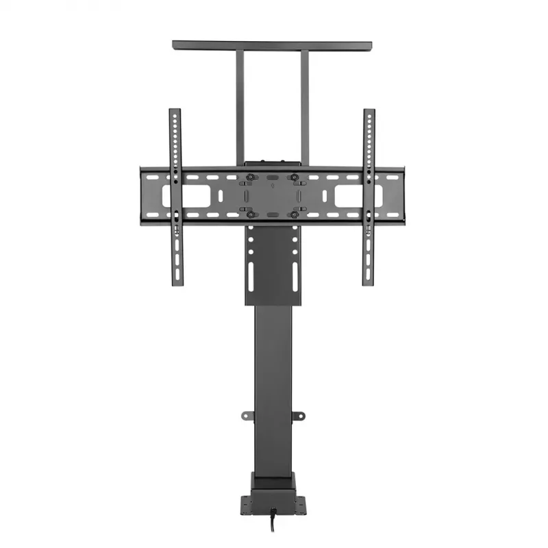 Maclean MC-866T Smart Motorized Electric TV Lift TUYA Mobile App Floor Mount Bracket Alexa Google Home 37''-80'' 60kg Cabinet VESA (EU plug)