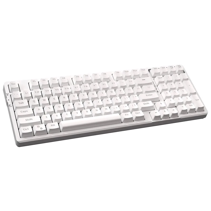 VGN V98 Gaming Keyboard, Numbani Switches, White, US