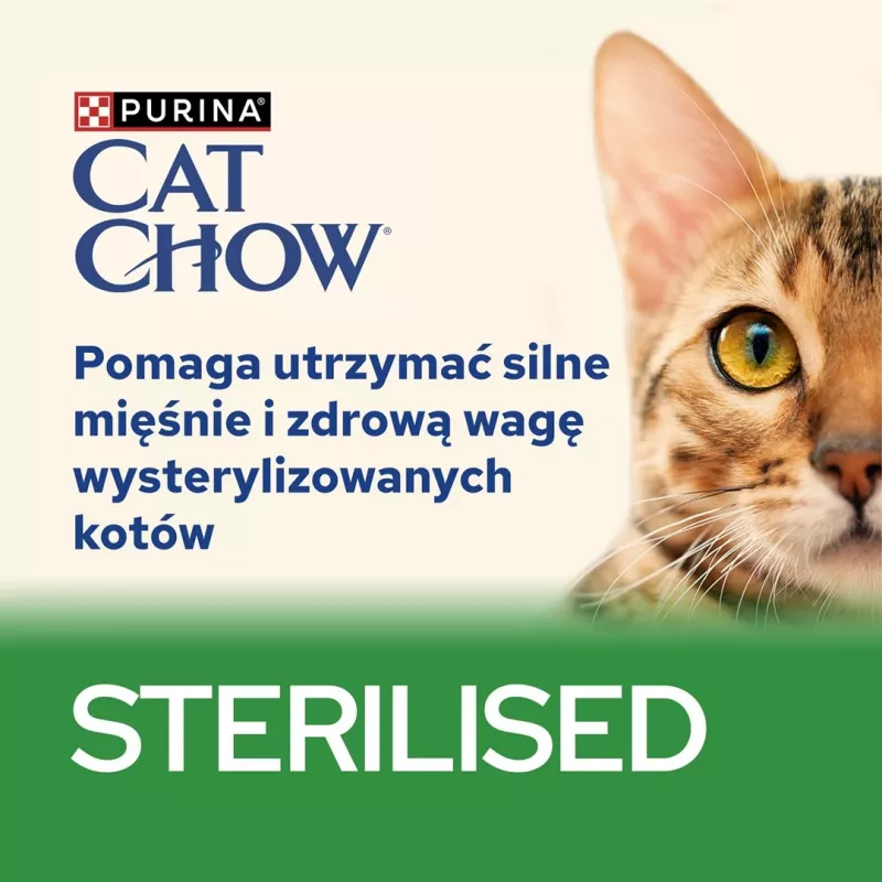 PURINA Cat Chow Sterilised Gig Chicken with Eggplant - moist cat food 85 g