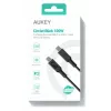 AUKEY CB-MCC102 USB Cable 1.8m USB C Black 480 Gbit/s