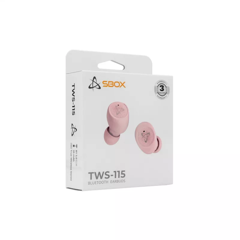 Headphones SBOX EB-TWS115 Pink