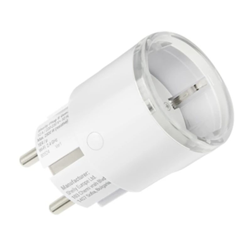 Smart outlet set Shelly Plug S MTR Gen3 — 5 pieces, 12A, white
