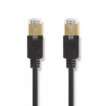 Nedis CCBW85210AT10 networking cable Black 1 m Cat6 F/UTP