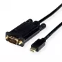ROLINE 11.04.5975 Video Cable-Adapter 1 m Mini DisplayPort VGA (D-Sub) Black (11.04.5975)