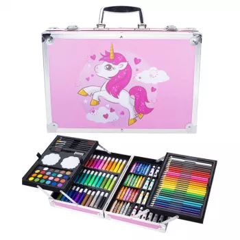 Extralink painting set for children Art and Craft 145 pieces large case Unicorn