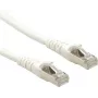 Roline - Patch-Cable - RJ-45 (M) to RJ-45 (M) - 1.5 m - SFTP - CAT 6a - White