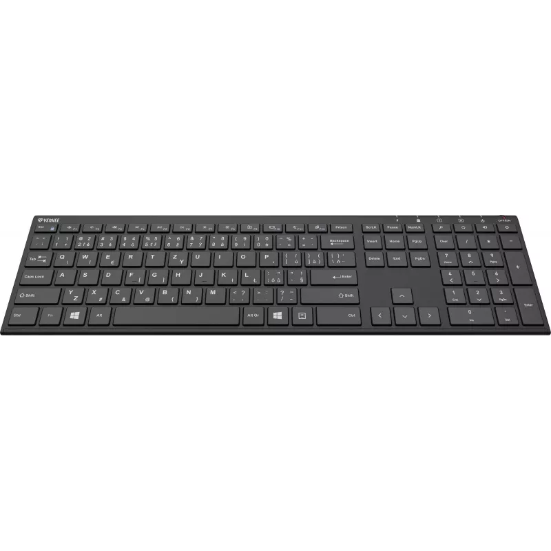 Wireless keyboard YENKEE YKB 2000 CSBK — slim compact design, wireless connection