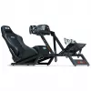 Racing-style reclining seat Next Level Racing ERS3 Elite Premium — black PU leather, reclining backrest, cockpit/floor mount compatible