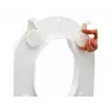 Etac Hi-Loo raised toilet seat with lid, 10 cm