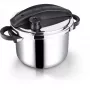 Stovetop Pressure Cooker Lamart LTDSD6 6L Black Stainless Steel