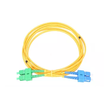 Extralink Patchcord SC/UPC - SC/APC, Single‑mode duplex, G.652D fibre, PVC 3 mm, 5 m