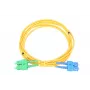 Extralink Patchcord SC/UPC - SC/APC, Single‑mode duplex, G.652D fibre, PVC 3 mm, 5 m