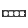 Wall switch mounting frame Sonoff M5-80 for M5-F4 quadruple design