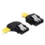 SATA Cable Male/Male DeLOCK 0.7m Yellow 82826