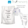 Cat litter DIAMENTIQ Neutral clumping silicone granules 30 L — unscented, 1–6 mm