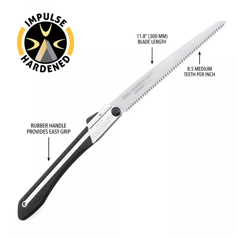 Pruning saw Silky Gomboy 30 cm Black Grey