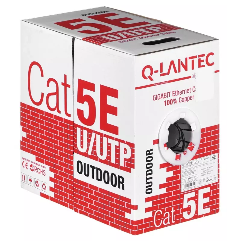 Alantec KIU5OUTS305Q Network Cable Black 305 M Cat5e U/UTP (UTP) (KIU5OUTS305Q)