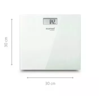 Ecomed by Medisana PS-72E personal scale - 150 kg, glass platform, white