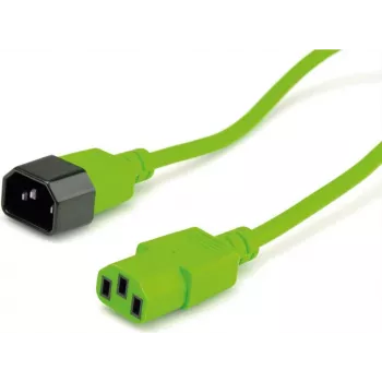 Roline - Power Cable - IEC 60320 C14 to IEC 60320 C13 - AC 250 V - 10 A - 1.8 m - Moulded - Green