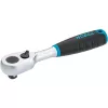 HiPer Fine-Tooth Reversible Ratchet 863HP, 1/4 (black/Blue, Operating Angle 4°, Ball Lock)