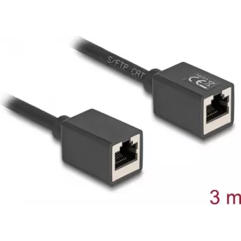 Networking cable DeLOCK 90332 RJ-45 Cat6a 3 m Black