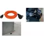 Brennenstuhl 1169930 Power Extension 10m 1 AC Outlet Outdoor Orange