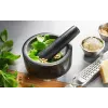 Mortar GEFU 35300 Black Stainless Steel Granite 14 cm