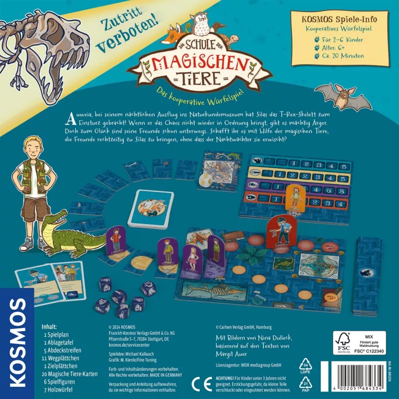 Kosmos Die Schule der magischen Tiere - Zutritt verboten!, Brettspiel