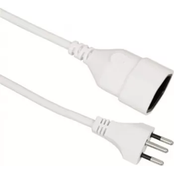 VALUE Extension Cable Type J CH. M/F. White 5.0m - Cable - Extension Cable