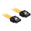 SATA Cable Male/Male DeLOCK 0.3m Yellow