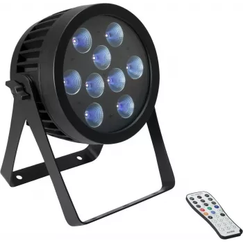 LED spot EUROLITE PAR 9 UV 9x3W – stage/club UV PAR light, 9 LEDs 3W