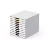 File storage box Durable VARICOLOR Mix 10 Plastic Multicolour White 763027