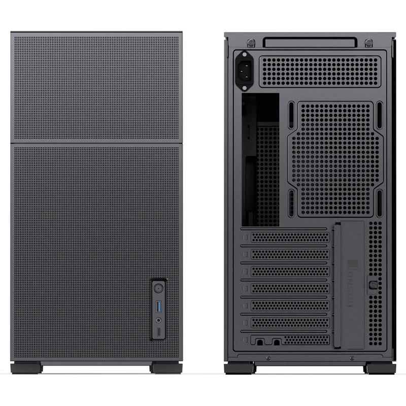 Jonsbo D41 Mesh Standard ATX PC Case – Black, Tempered Glass